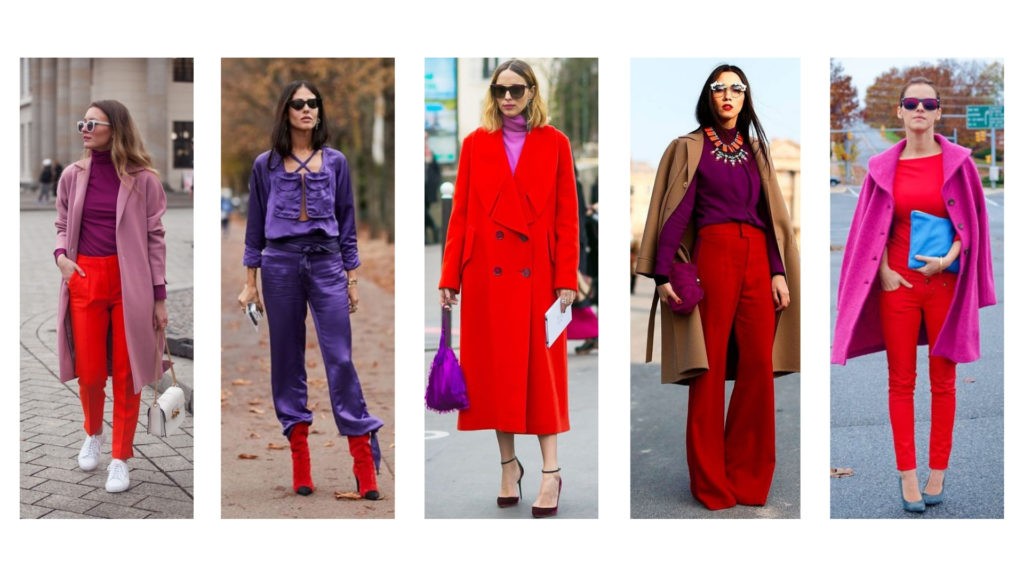 How to wear aubergine color