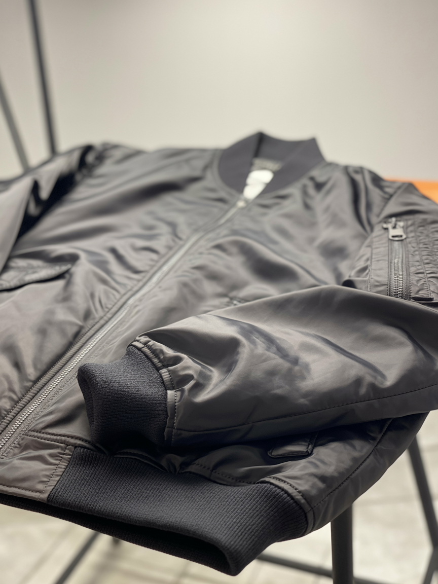 Custom bomber jacket development from scratch in Portugal
