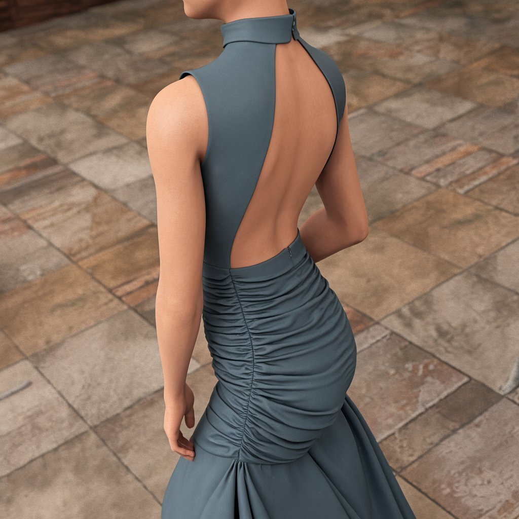Premium dress manufactured in Portugal