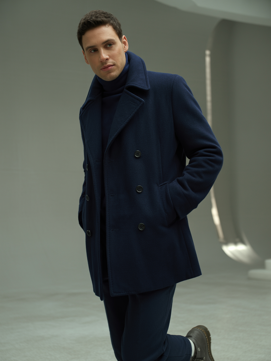 Custom peacoat development from scratch in Portugal