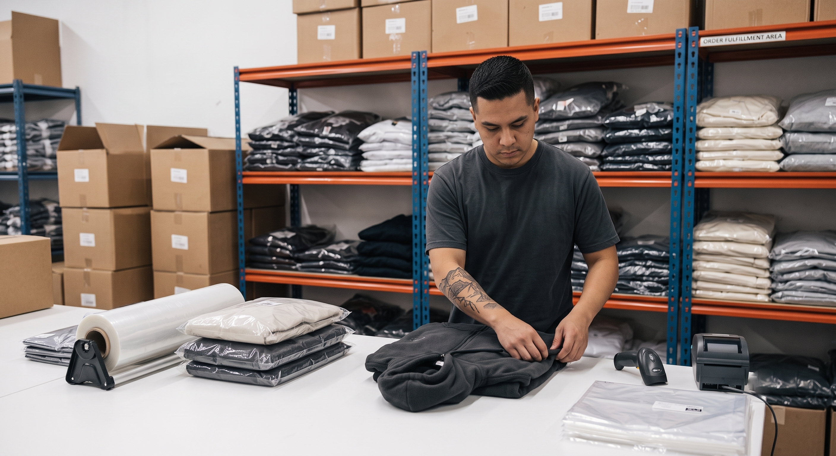Inside a premium streetwear factory in Portugal specializing in heavy cotton manufacturing