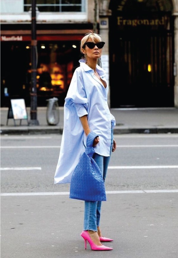 The Summer Colours You Will Want To Have In Your Closet. Pale blue is one of the colour trends for 2020.