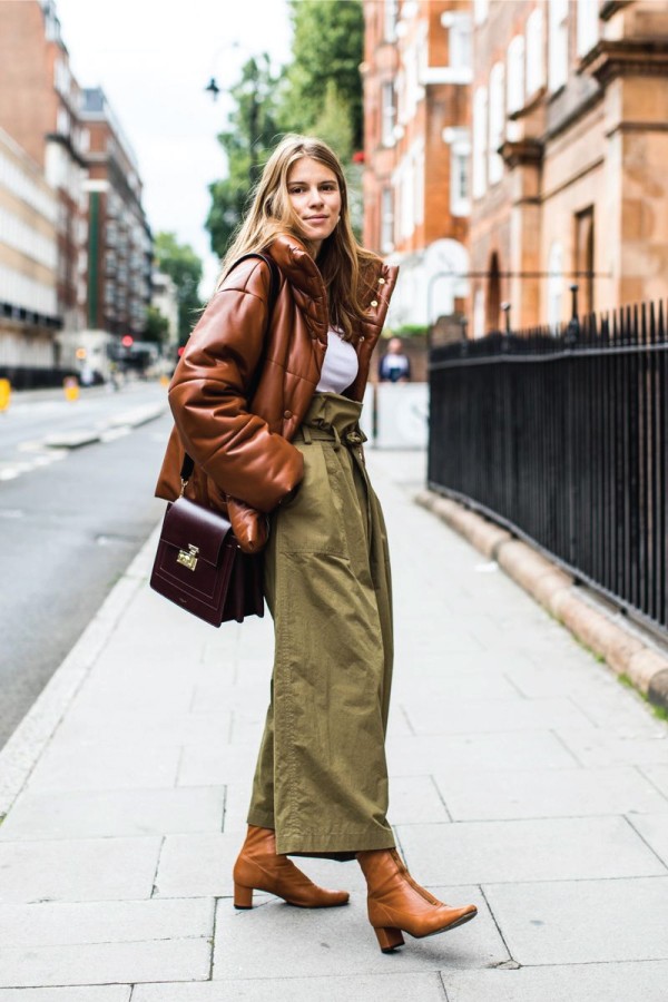 Before You Start Shopping: The Fall Winter Trends You Need To Know. An amazing brown leather bomber jacket.