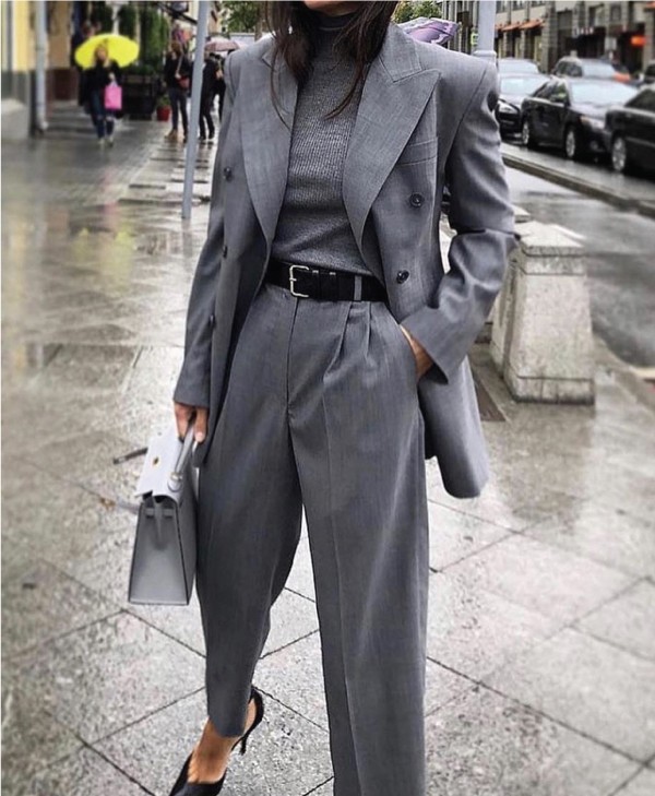 Gray suit deals womens