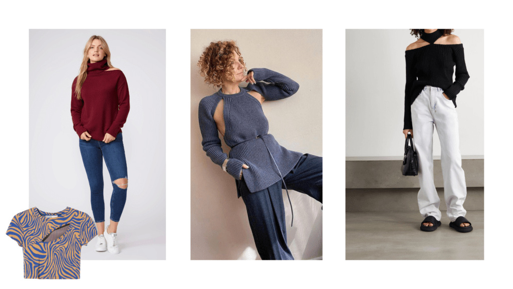 KNITWEAR WITH CUT OUTS
from PAIGE