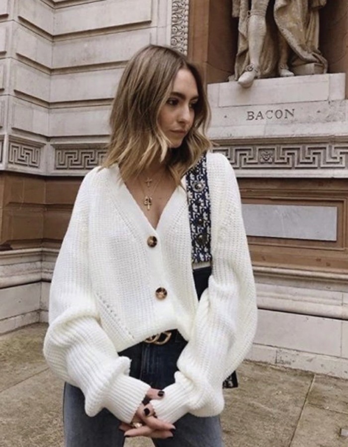 These Will Be Your Fall Wardrobe Essentials: white cardigan.