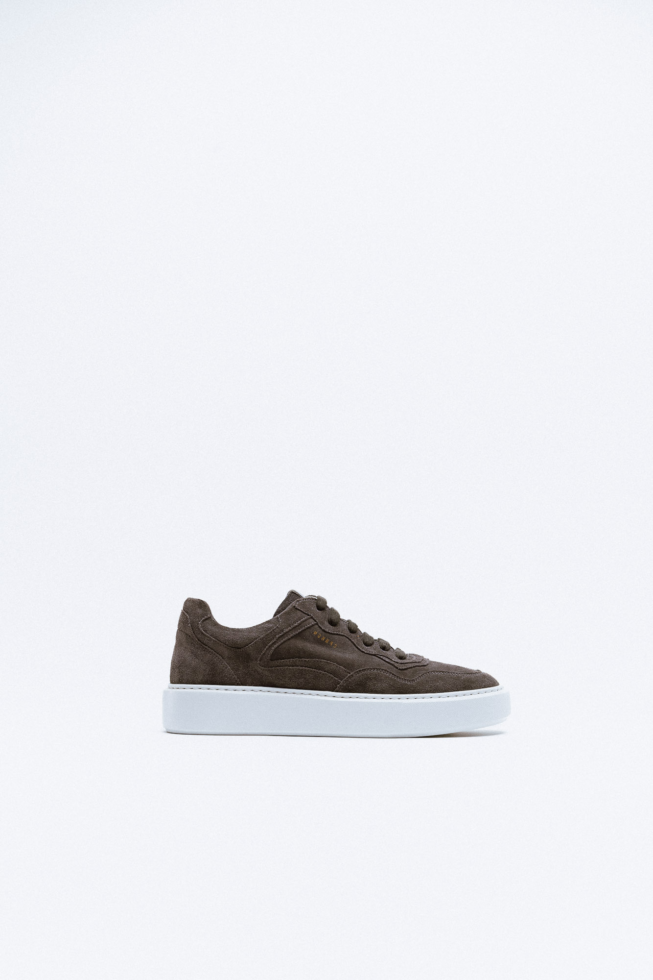 Dark gray sneaker, product specifications.