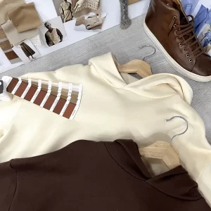 hoodie manufacturing in Portugal - hoodie in a table