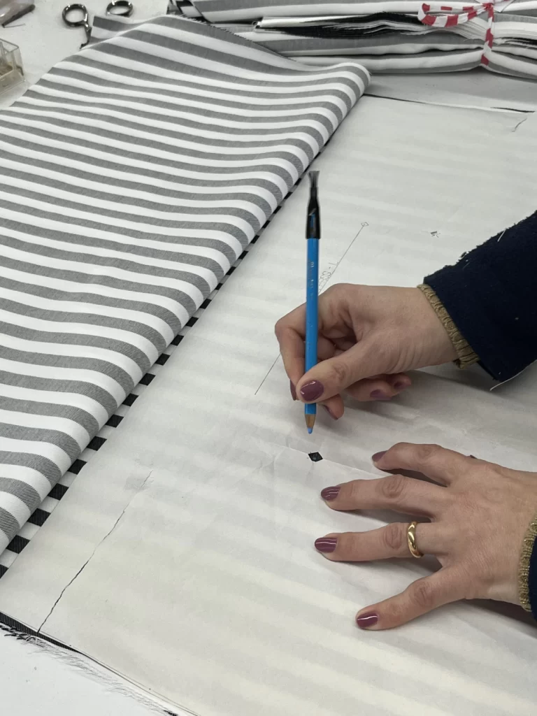 Automated fabric cutting in a clothing factory in Portugal